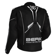 Berik - Monza Black/White Leather Jacket