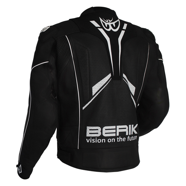 Berik - Monza Black/White Leather Jacket