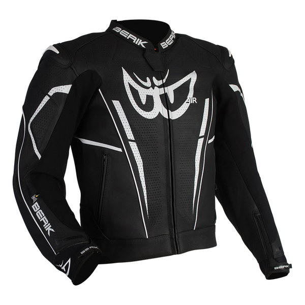 Berik - Monza Black/White Leather Jacket
