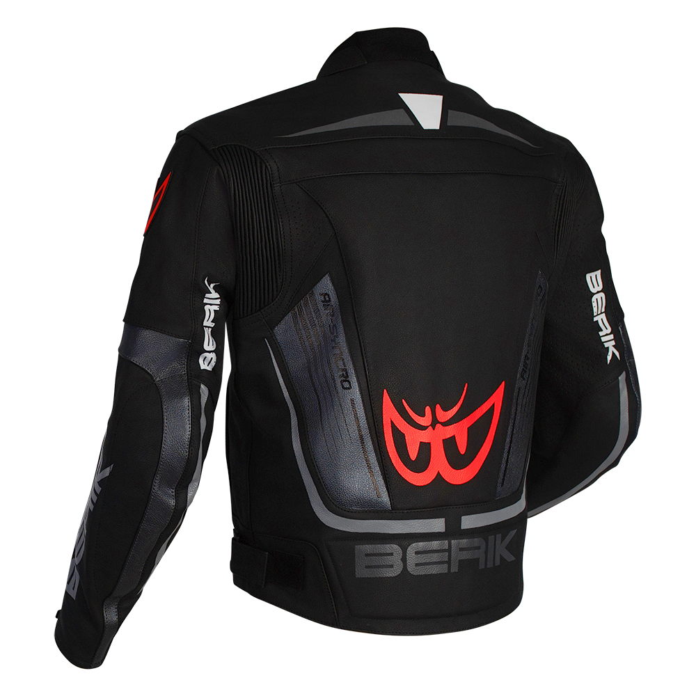 Berik - Strada Black/White Leather Jacket