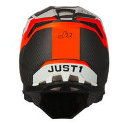 Just1 - J22 Youth Adrenaline Black/White/Orange Carbon Helmet