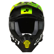 Just1 - J22 Youth Adrenaline Black/Yellow Carbon Helmet