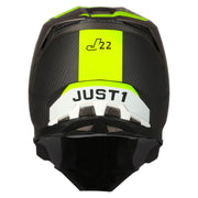 Just1 - J22 Youth Adrenaline Black/Yellow Carbon Helmet