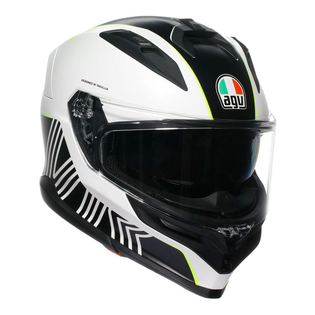 AGV - K7 Super 46 White/Black Helmet