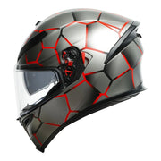 AGV - K5 S Vulcanum Grey/Red Helmet