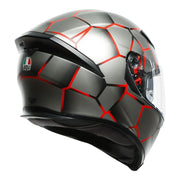 AGV - K5 S Vulcanum Grey/Red Helmet