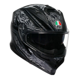 AGV - K7 Damascus Black/Silver Helmet
