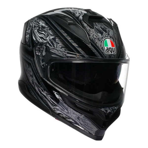 AGV - K7 Damascus Black/Silver Helmet