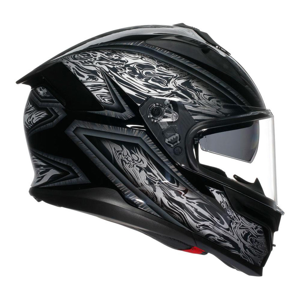 AGV - K7 Damascus Black/Silver Helmet