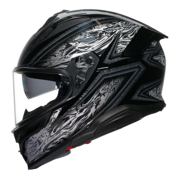 AGV - K7 Damascus Black/Silver Helmet