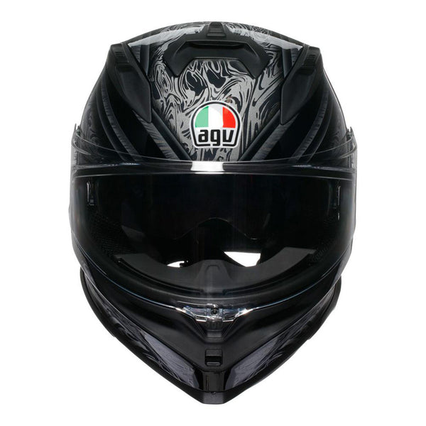 AGV - K7 Damascus Black/Silver Helmet