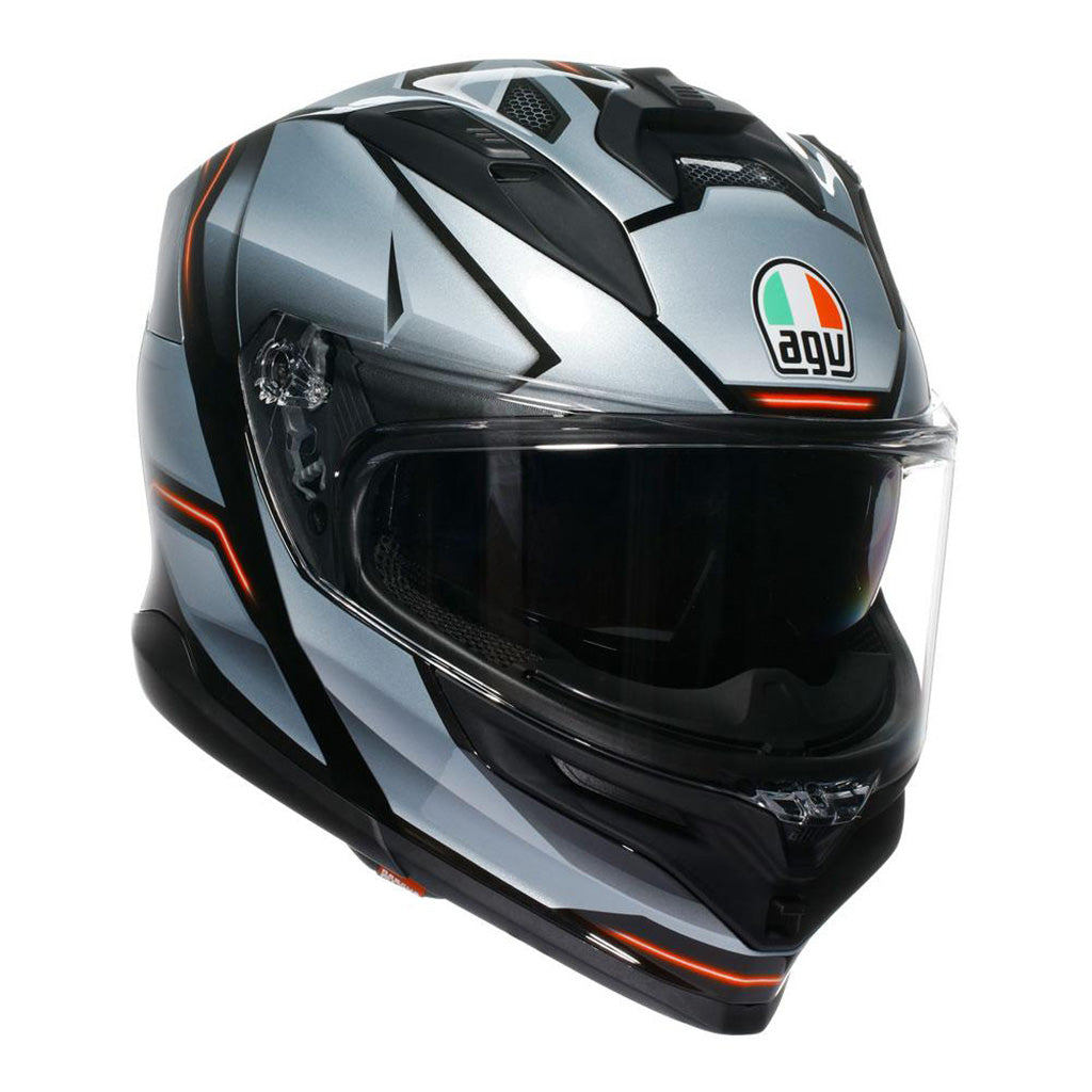 AGV - K7 Jaeger Black/Silver Helmet
