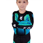 Fox - 2024 180 Kids Ballast Black/Blue Jersey