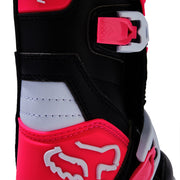 Fox - 2025 Kids Comp Black/Pink Mx Boots