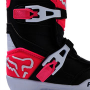 Fox - 2025 Kids Comp Black/Pink Mx Boots