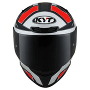 KYT - TT Course Electron Grey/Red Helmet