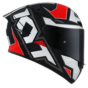 KYT - TT Course Electron Grey/Red Helmet