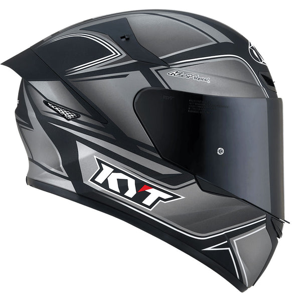 KYT - TT Course Tourist Black/Grey Helmet
