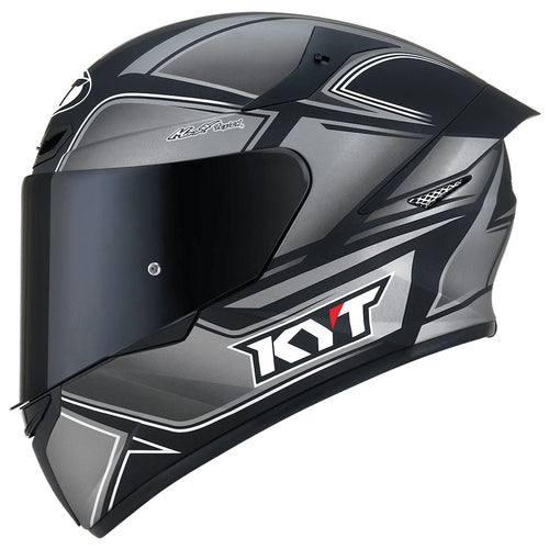 KYT - TT Course Tourist Black/Grey Helmet