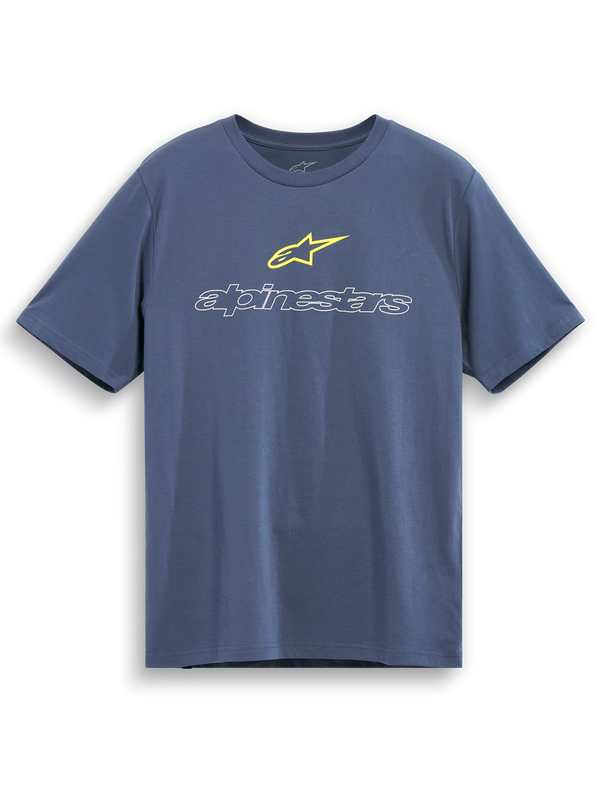 Alpinestars - Linear Trace Slate Blue Tee