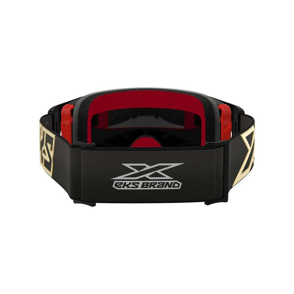 EKS - Lucid Black/Gold Mirrored Lens Goggle