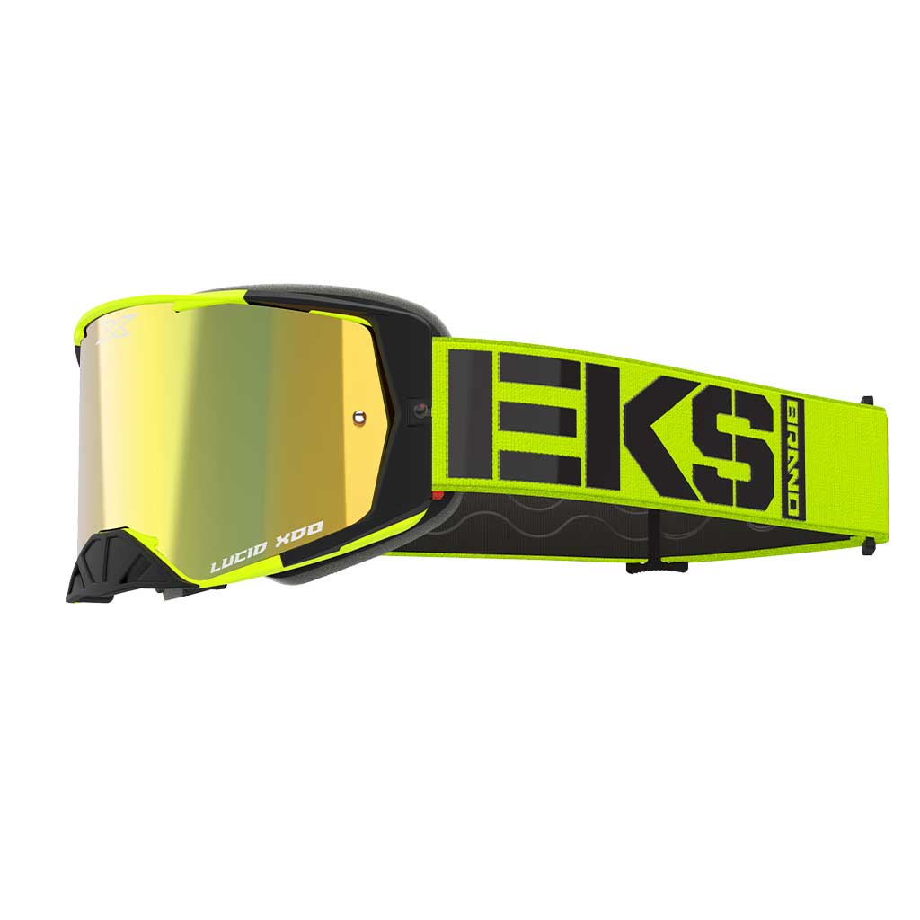 EKS - Lucid Caliber Flo Yellow/Gold Mirrored Lens Goggle