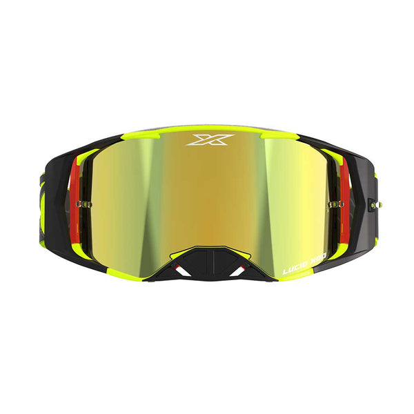 EKS - Lucid Caliber Flo Yellow/Gold Mirrored Lens Goggle