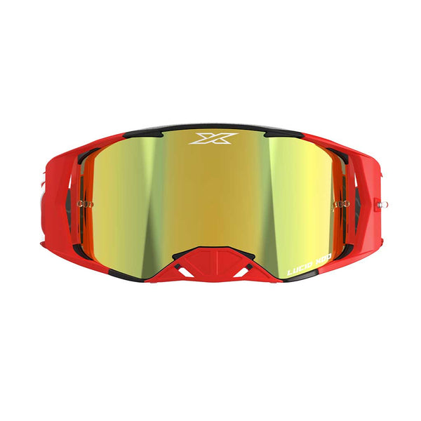 EKS - Lucid Caliber Red/Gold Mirrored Lens Goggle