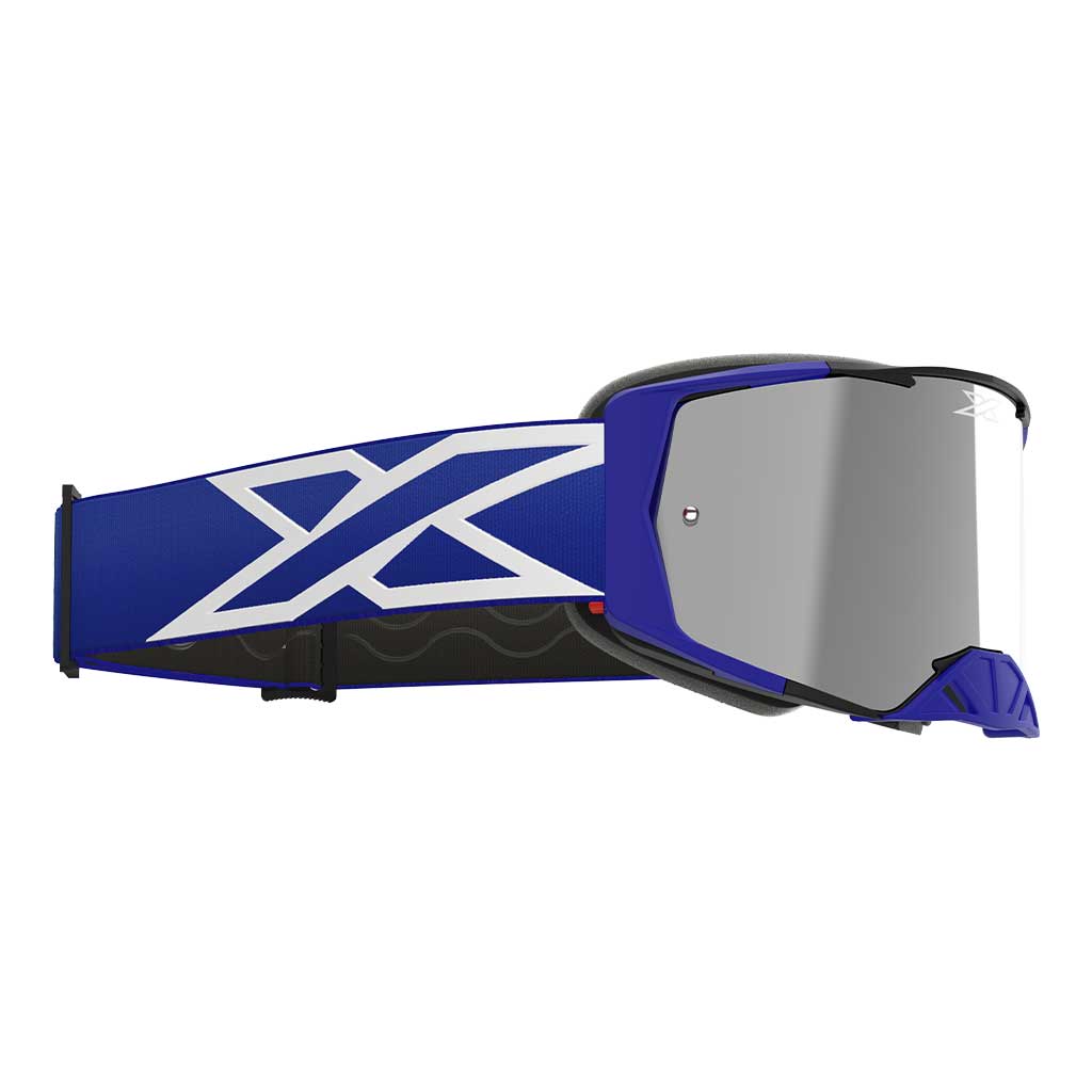 EKS - Lucid Caliber Royal Blue/Silver Mirrored Lens Goggle