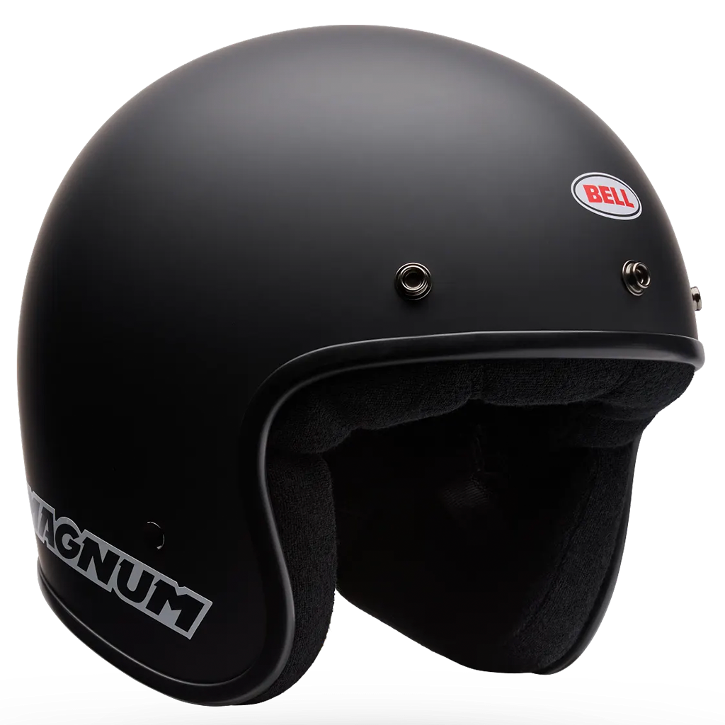 bell custom 500 matte black open face helmet (Solid Black) Durian Bikers The Custom 500 is the epitome of a classic 3/4 helmet Bell Open Face Helmets -