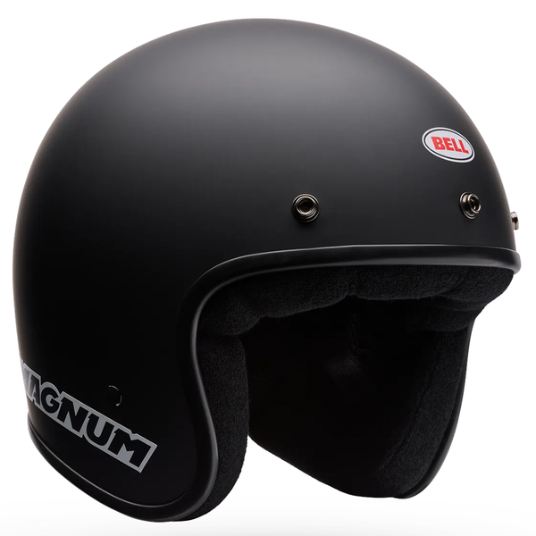 Bell - Magnum Solid Matt Black Open Face Helmet