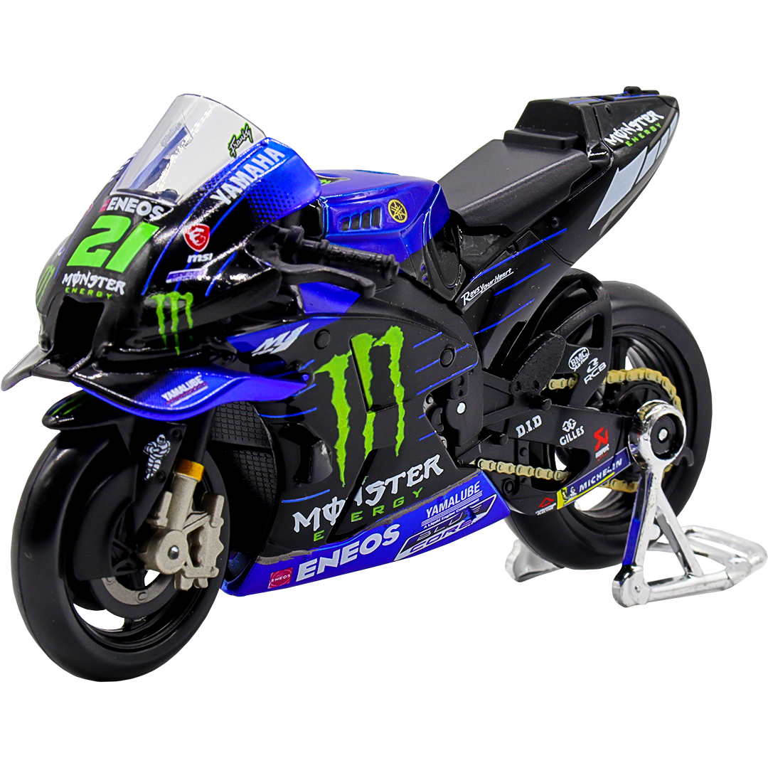 New Ray - Factory Yamaha Monster Energy 1.18 Scale Model Bike