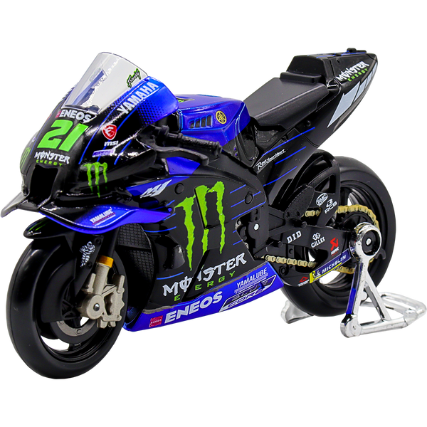 New Ray - Factory Yamaha Monster Energy 1.18 Scale Model Bike