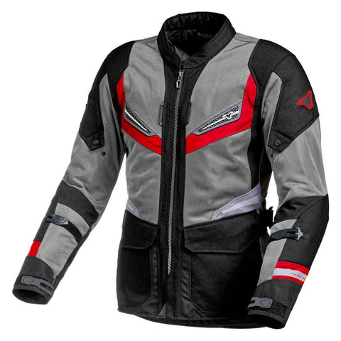 Macna - Aerocon Black/Grey/Red Adventure Jacket
