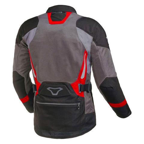 Macna - Aerocon Black/Grey/Red Adventure Jacket