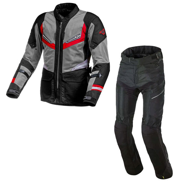 Macna - Aerocon Black/Red Adventure Combo