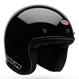 Bell - Magnum Solid Gloss Black Open Face Helmet