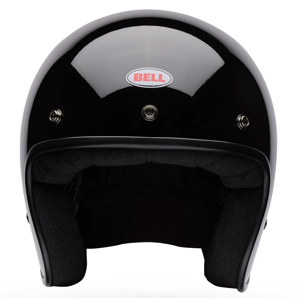 Bell - Magnum Solid Gloss Black Open Face Helmet