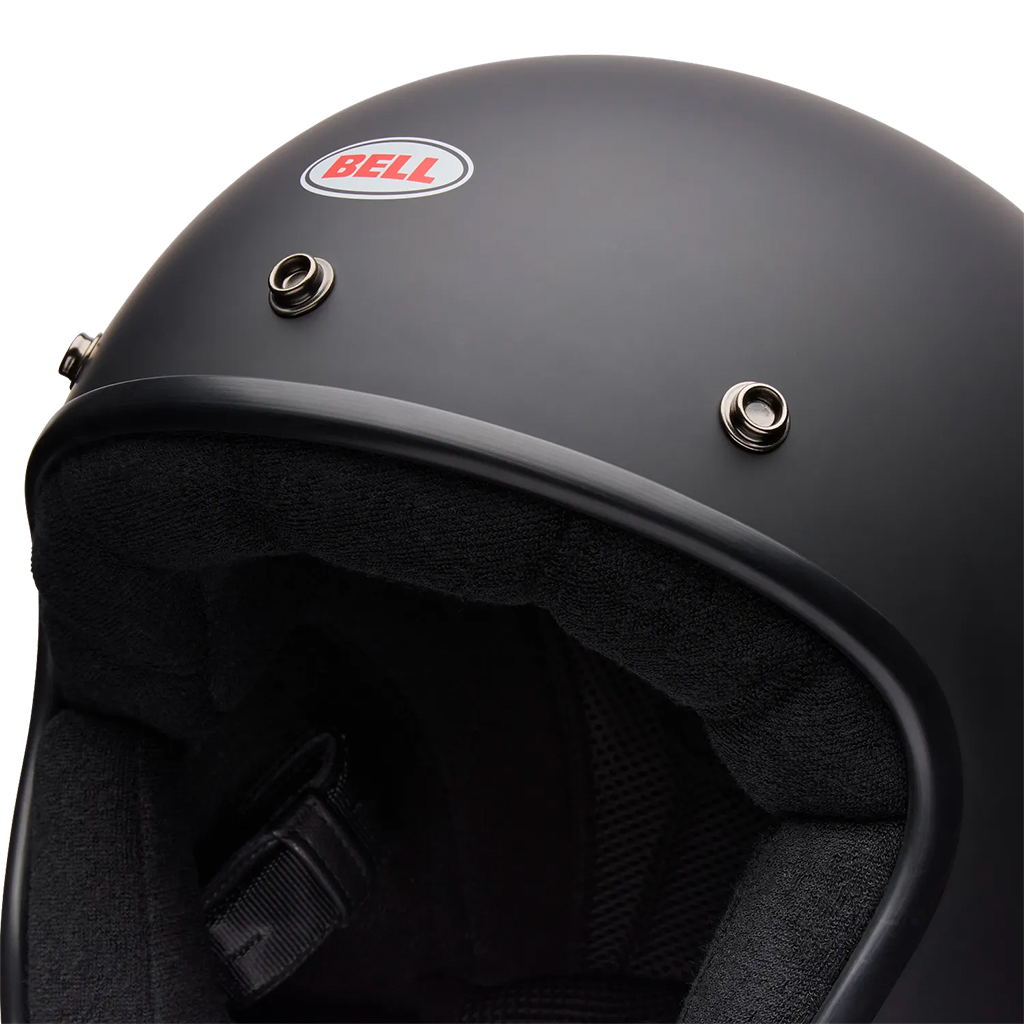 Bell - Magnum Solid Matt Black Open Face Helmet