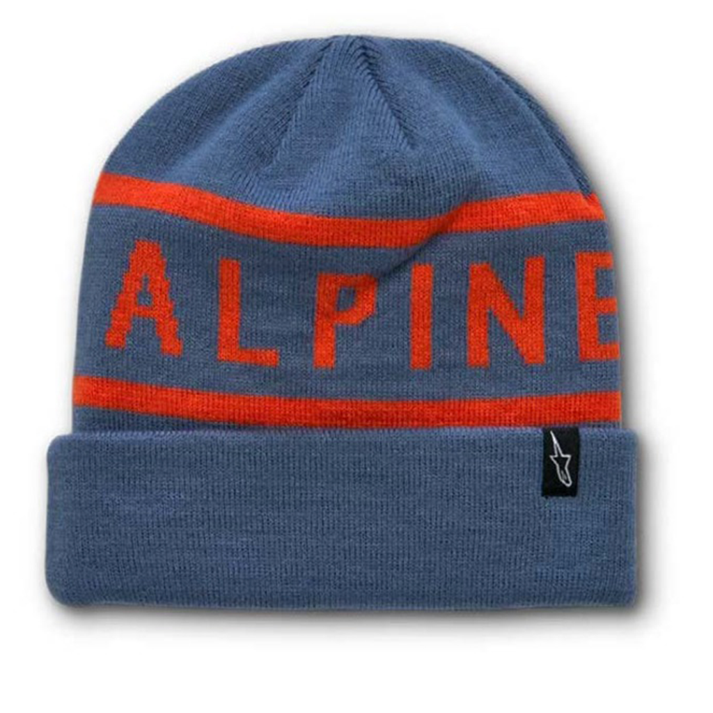 Alpinestars - Wordy Blue/Red Cuff Beanie