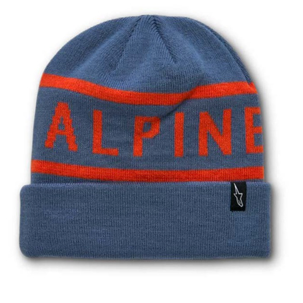 Alpinestars - Wordy Blue/Red Cuff Beanie