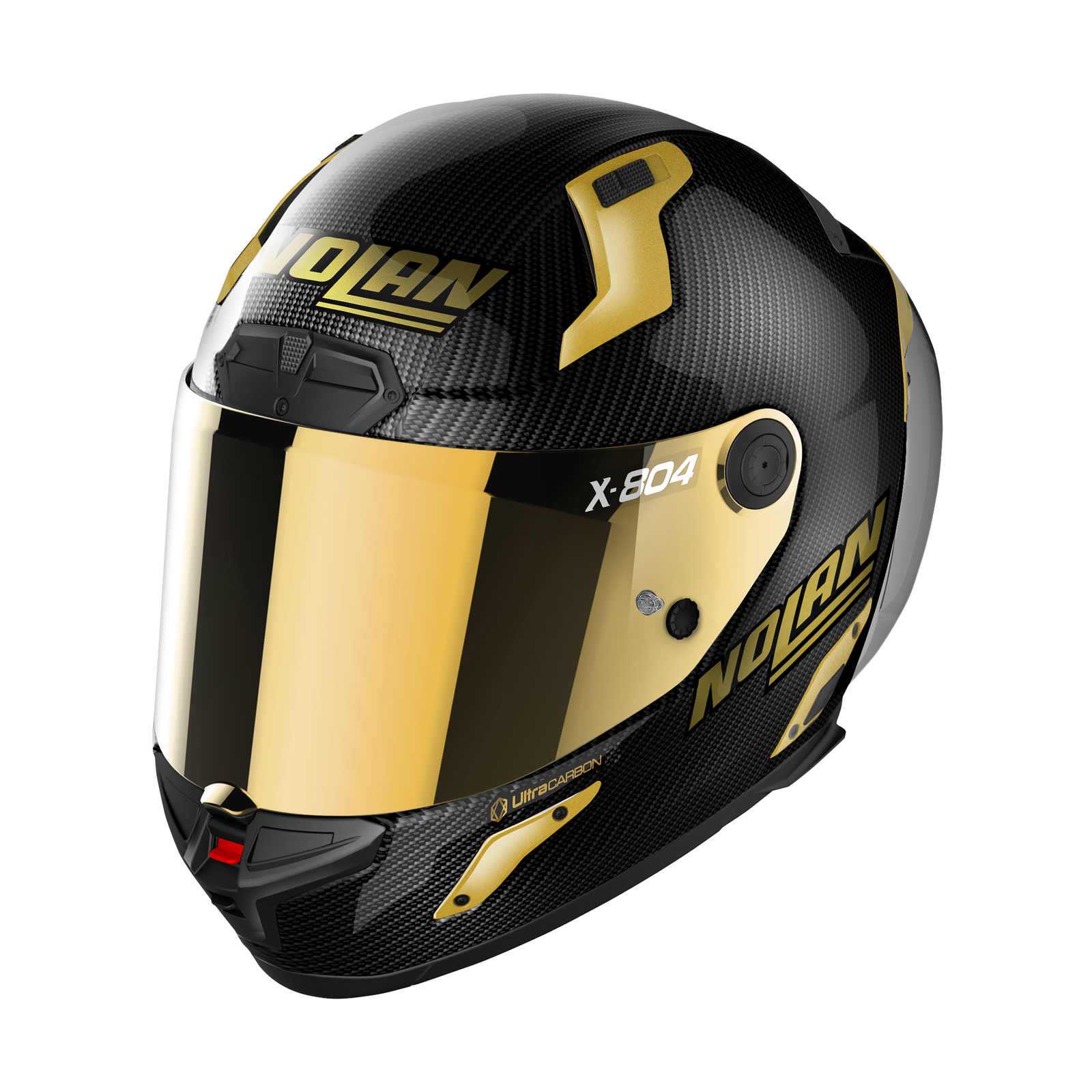 Nolan - X-804 RS Carbon/Gold Helmet