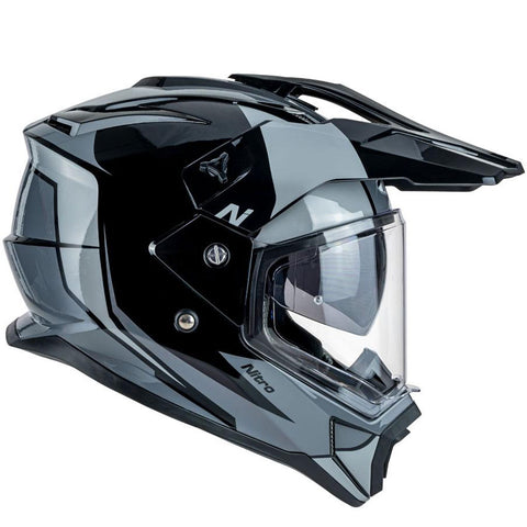 Nitro - MX780 Adventure Black/Grey Helmet