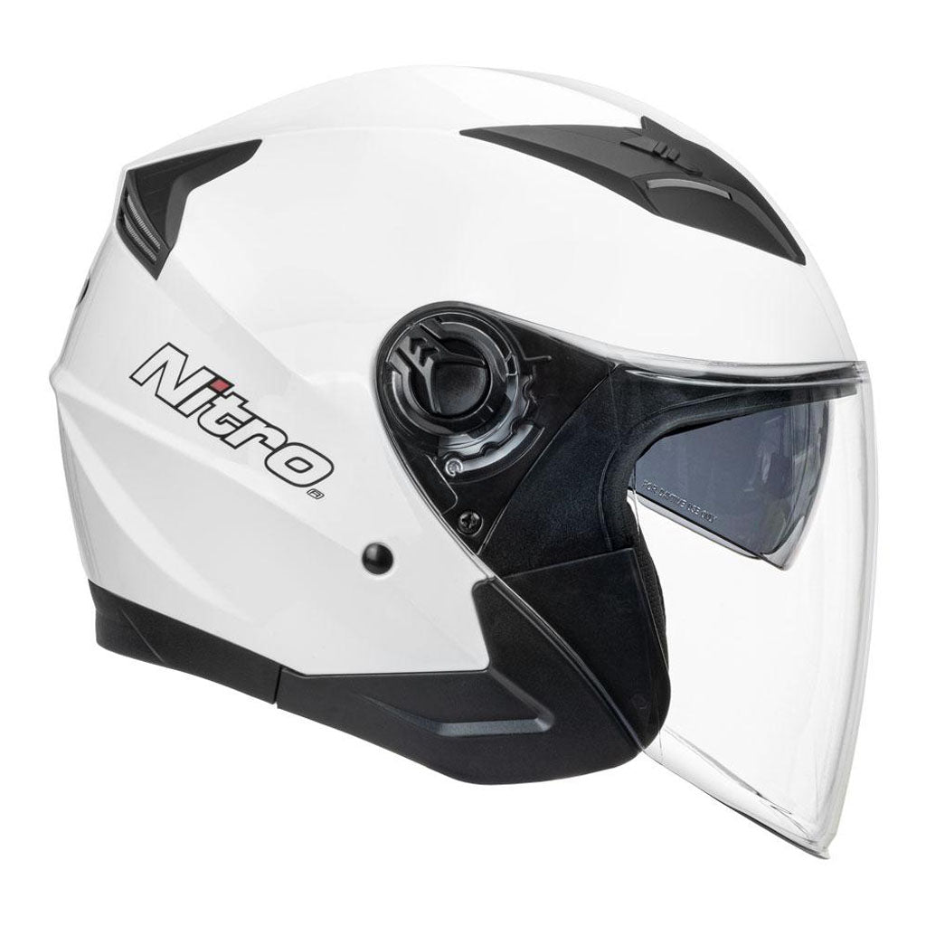 Nitro - X780S Gloss White Open Face Helmet