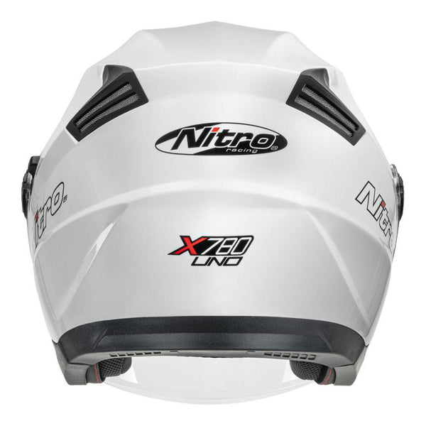 Nitro - X780S Gloss White Open Face Helmet