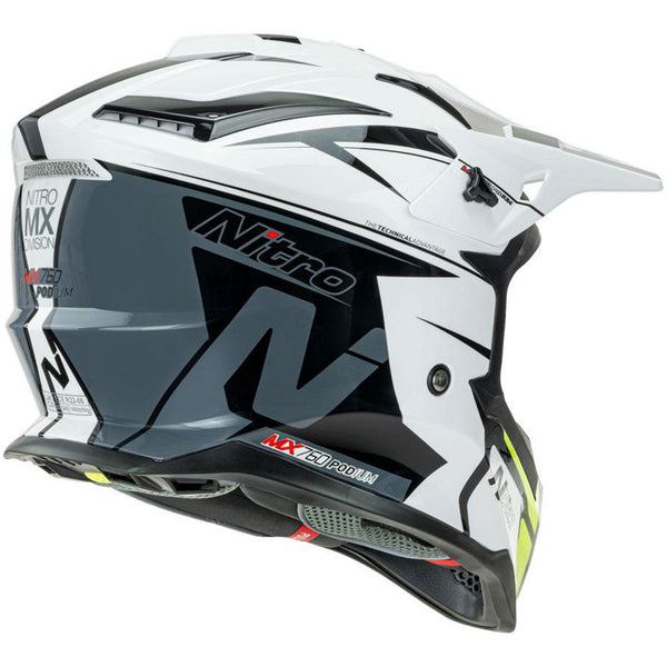 Nitro - MX760 White/Black/Yellow