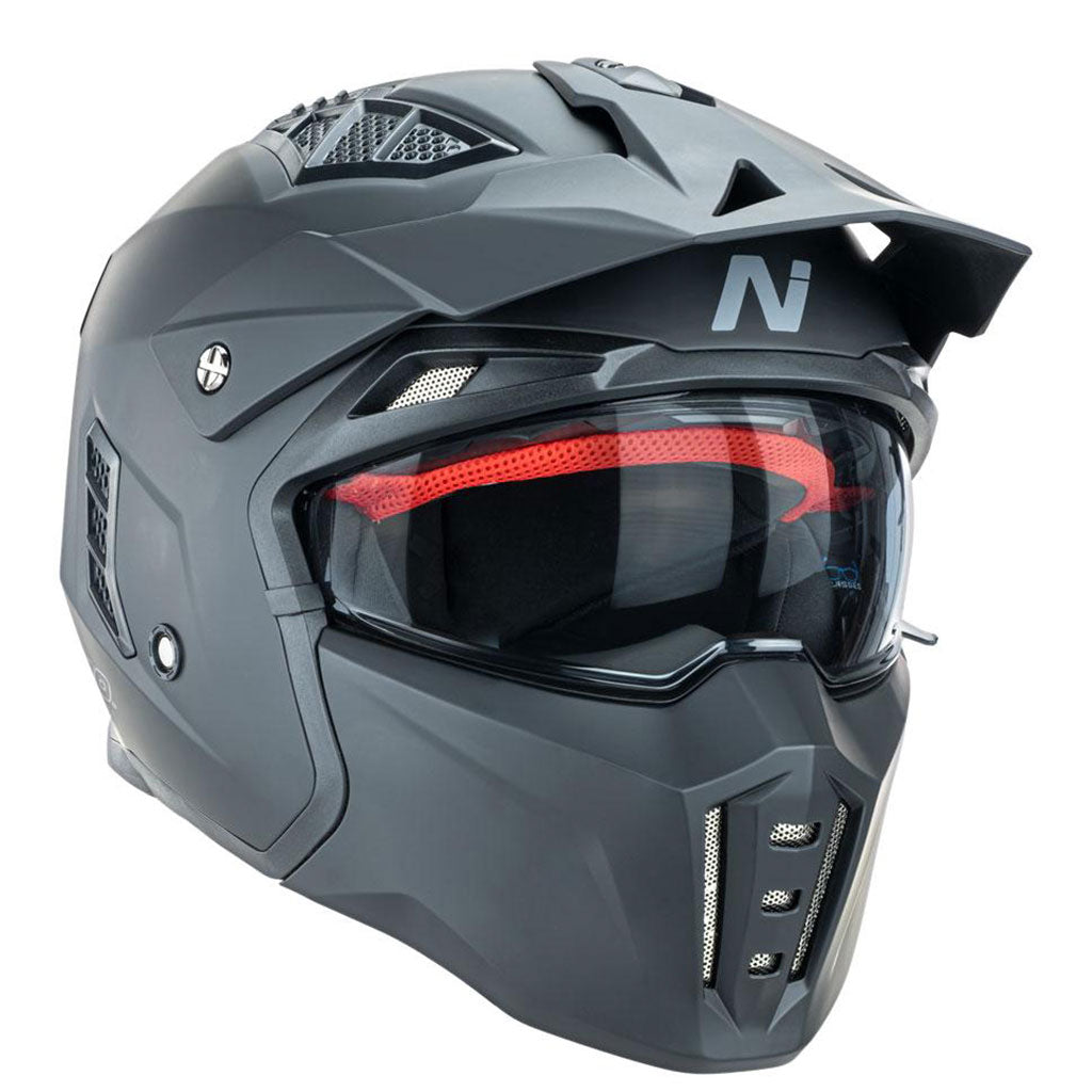 Nitro - NZ302 Commando Matt Black Helmet