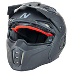 Nitro - NZ302 Commando Matt Black Helmet