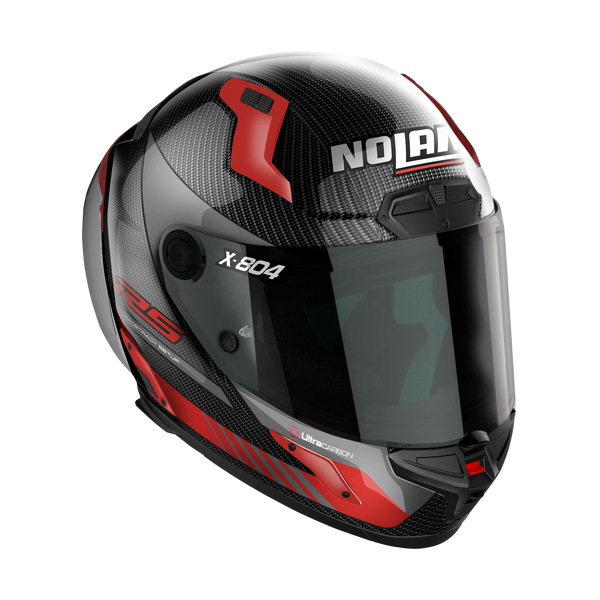 Nolan - X-804 RS Carbon/Red Hot Lap Helmet
