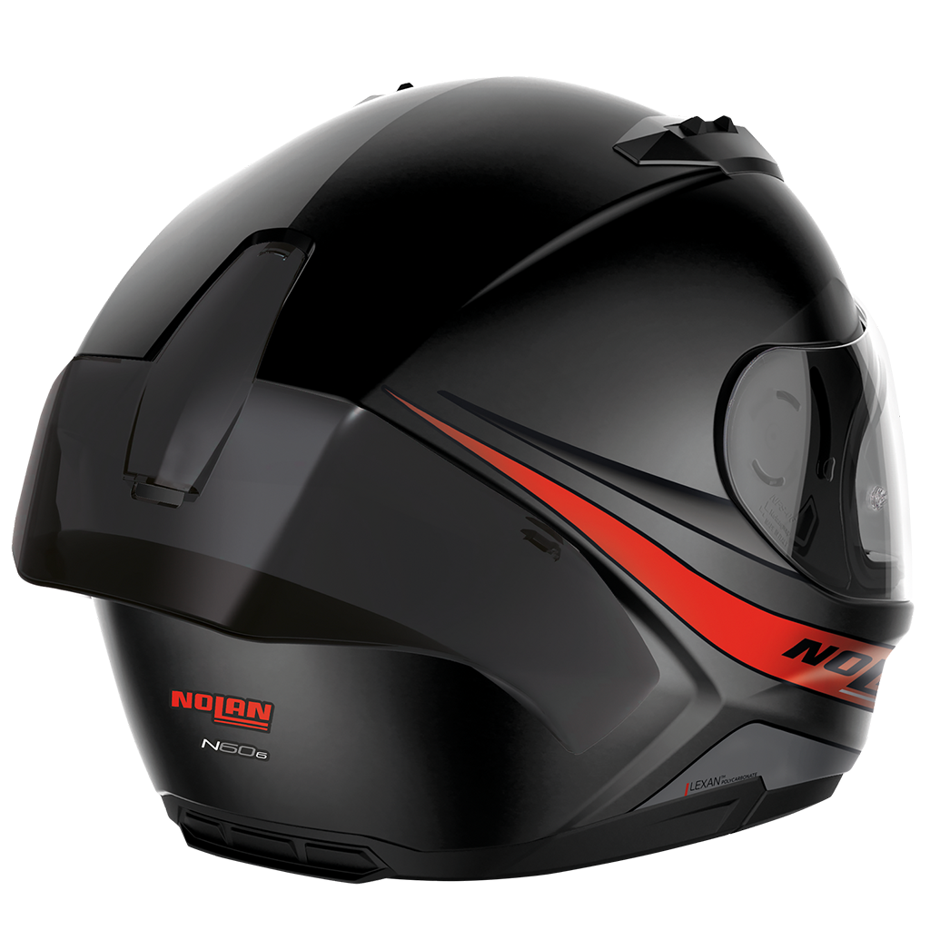 Nolan - N60-6 Sport Outset Flat Black/Red Helmet